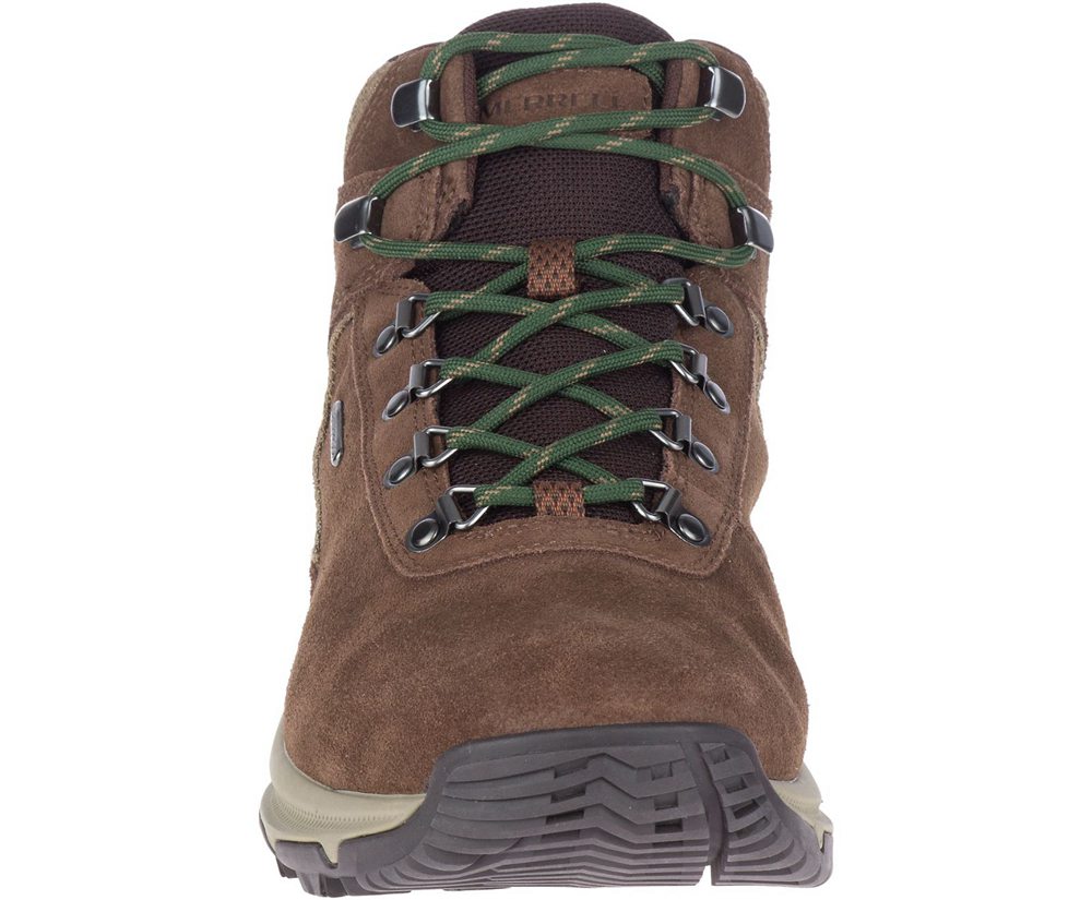 Botas Homem - Merrell Erie Mid Waterproof - Marrom - NRY430689